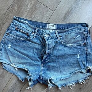 Agolde Parker Vintage Cut Off Short in Swapmeet